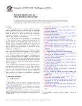 UNGÜLTIG ASTM C1116/C1116M-10a(2015) 1.4.2015 Ansicht