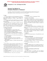 UNGÜLTIG ASTM C1124-90(2004) 1.6.2004 Ansicht