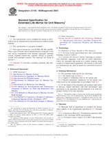 UNGÜLTIG ASTM C1142-95(2007) 1.6.2007 Ansicht