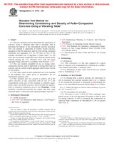UNGÜLTIG ASTM C1170-06 1.6.2006 Ansicht