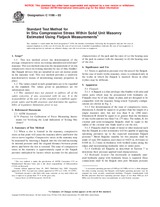 UNGÜLTIG ASTM C1196-03 10.6.2003 Ansicht