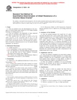 UNGÜLTIG ASTM C1203-04 1.4.2004 Ansicht