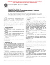 UNGÜLTIG ASTM C1243-93(2003) 1.10.2003 Ansicht