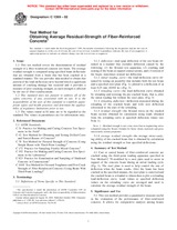 UNGÜLTIG ASTM C1399-02 10.8.2002 Ansicht