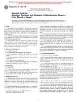 UNGÜLTIG ASTM C1420-99 10.1.1999 Ansicht