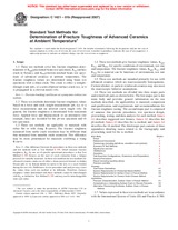 UNGÜLTIG ASTM C1421-01b(2007) 1.2.2007 Ansicht