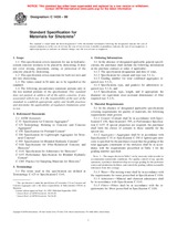 UNGÜLTIG ASTM C1436-99 10.9.1999 Ansicht