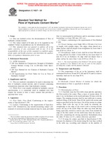 UNGÜLTIG ASTM C1437-01 10.8.2001 Ansicht