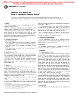 UNGÜLTIG ASTM C1437-99 10.8.1999 Ansicht