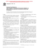 UNGÜLTIG ASTM C1501-04 1.8.2004 Ansicht