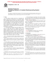 UNGÜLTIG ASTM C1521-08 1.5.2008 Ansicht
