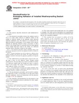 UNGÜLTIG ASTM C1521-09e1 1.6.2009 Ansicht