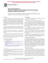 UNGÜLTIG ASTM C1550-12 1.6.2012 Ansicht