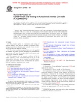 UNGÜLTIG ASTM C1692-09 1.7.2009 Ansicht