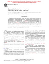 UNGÜLTIG ASTM D56-05 1.5.2005 Ansicht