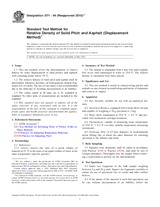 UNGÜLTIG ASTM D71-94(2015)e1 1.4.2015 Ansicht