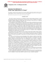 UNGÜLTIG ASTM D143-94(2007) 1.4.2007 Ansicht