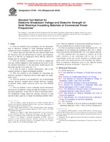 UNGÜLTIG ASTM D149-97a(2004) 1.3.2004 Ansicht