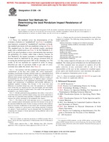 UNGÜLTIG ASTM D256-04 1.5.2004 Ansicht