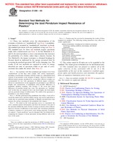 UNGÜLTIG ASTM D256-05 1.1.2005 Ansicht