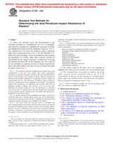 UNGÜLTIG ASTM D256-05a 1.11.2005 Ansicht