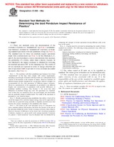 UNGÜLTIG ASTM D256-06a 1.12.2006 Ansicht