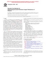 UNGÜLTIG ASTM D256-06ae1 1.12.2006 Ansicht