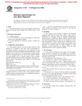 UNGÜLTIG ASTM D261-75(1999) 10.7.1999 Ansicht