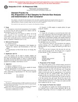 UNGÜLTIG ASTM D421-85(1998) 10.5.1998 Ansicht