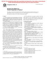 UNGÜLTIG ASTM D638-01 10.4.2002 Ansicht