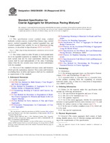 UNGÜLTIG ASTM D692/D692M-09(2014) 1.6.2014 Ansicht