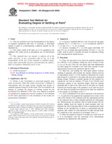 UNGÜLTIG ASTM D869-85(2004) 1.6.2004 Ansicht