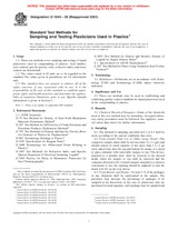 UNGÜLTIG ASTM D1045-95(2001) 15.3.1995 Ansicht
