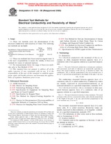 UNGÜLTIG ASTM D1125-95(2005) 1.4.2005 Ansicht