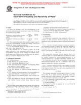 UNGÜLTIG ASTM D1125-95(1999) 10.6.1999 Ansicht