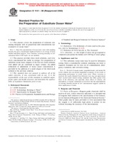 UNGÜLTIG ASTM D1141-98(2003) 10.8.2003 Ansicht