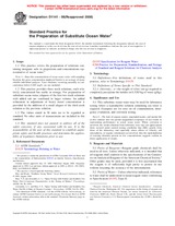 UNGÜLTIG ASTM D1141-98(2008) 15.7.2008 Ansicht