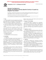 UNGÜLTIG ASTM D1217-93(2003)e1 1.11.2003 Ansicht