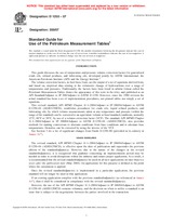 UNGÜLTIG ASTM D1250-07 1.5.2007 Ansicht