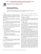 UNGÜLTIG ASTM D1283-85(2001) 1.1.2001 Ansicht