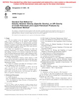 UNGÜLTIG ASTM D1298-99 10.6.1999 Ansicht