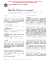 UNGÜLTIG ASTM D1342-92(2002) 15.8.1992 Ansicht