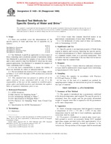 UNGÜLTIG ASTM D1429-95(1999) 10.6.1999 Ansicht