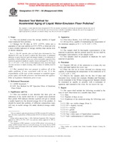 UNGÜLTIG ASTM D1791-93(2004) 1.9.2004 Ansicht