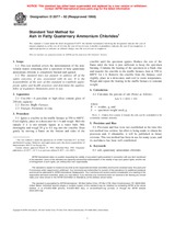 UNGÜLTIG ASTM D2077-92(1998) 1.1.1992 Ansicht