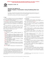 UNGÜLTIG ASTM D2084-06 1.10.2006 Ansicht