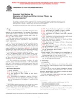 UNGÜLTIG ASTM D2130-90(2001) 1.1.2001 Ansicht