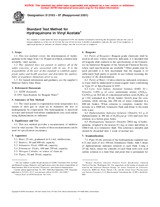 UNGÜLTIG ASTM D2193-97(2001) 1.1.2001 Ansicht