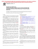 UNGÜLTIG ASTM D2261-07 1.7.2007 Ansicht