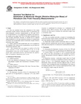 UNGÜLTIG ASTM D2502-92(2002) 15.8.1992 Ansicht